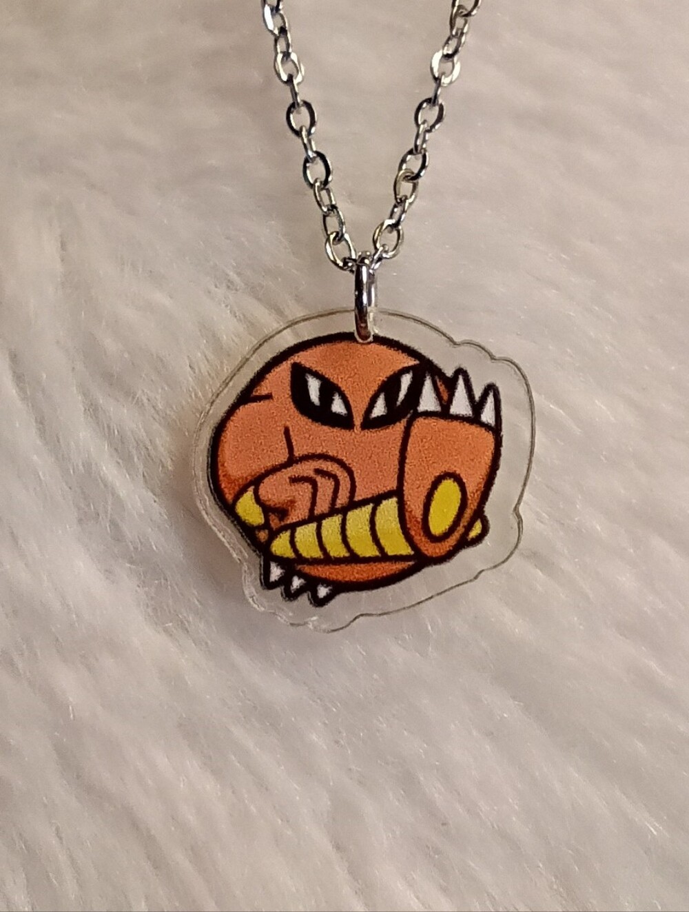 Pokemon Hitmonlee Cute Unisex Stainless Steel Necklace